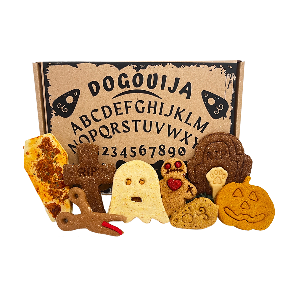 DogOuija Box: Surtido de Galletitas para Perros en Halloween